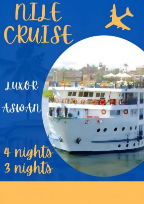 Nile CRUISE NPS Every Friday from ASWAN 3 nights & every Monday from LUXOR 4 nights